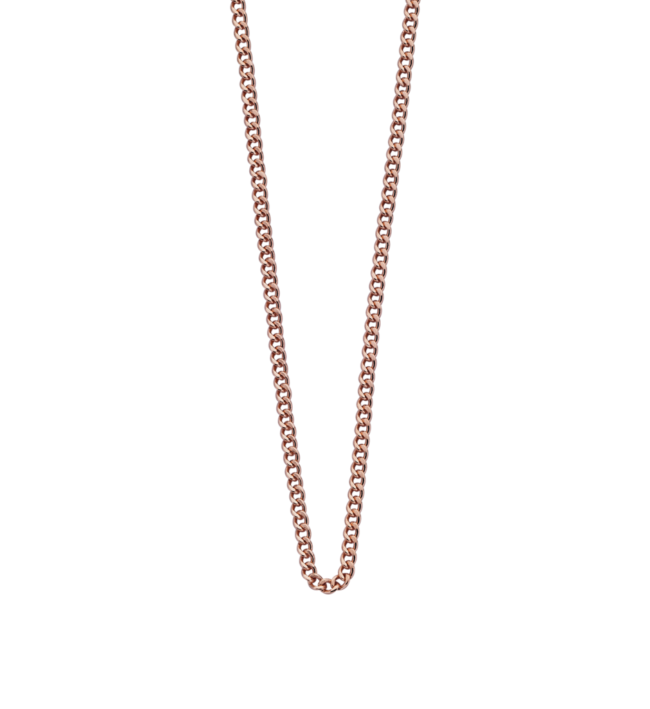 Bespoke Curb Chain 16” to 18” Rose Gold - ACCESSORIES