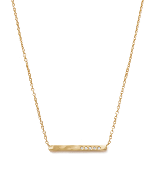 Sun Lines Bar Necklace 18k Gold vermeil - ACCESSORIES
