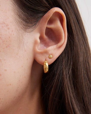 Guiding star studs 18K Gold Plated