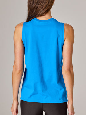 Totem 3.0 Muscle Tank Blue Lagoon-white