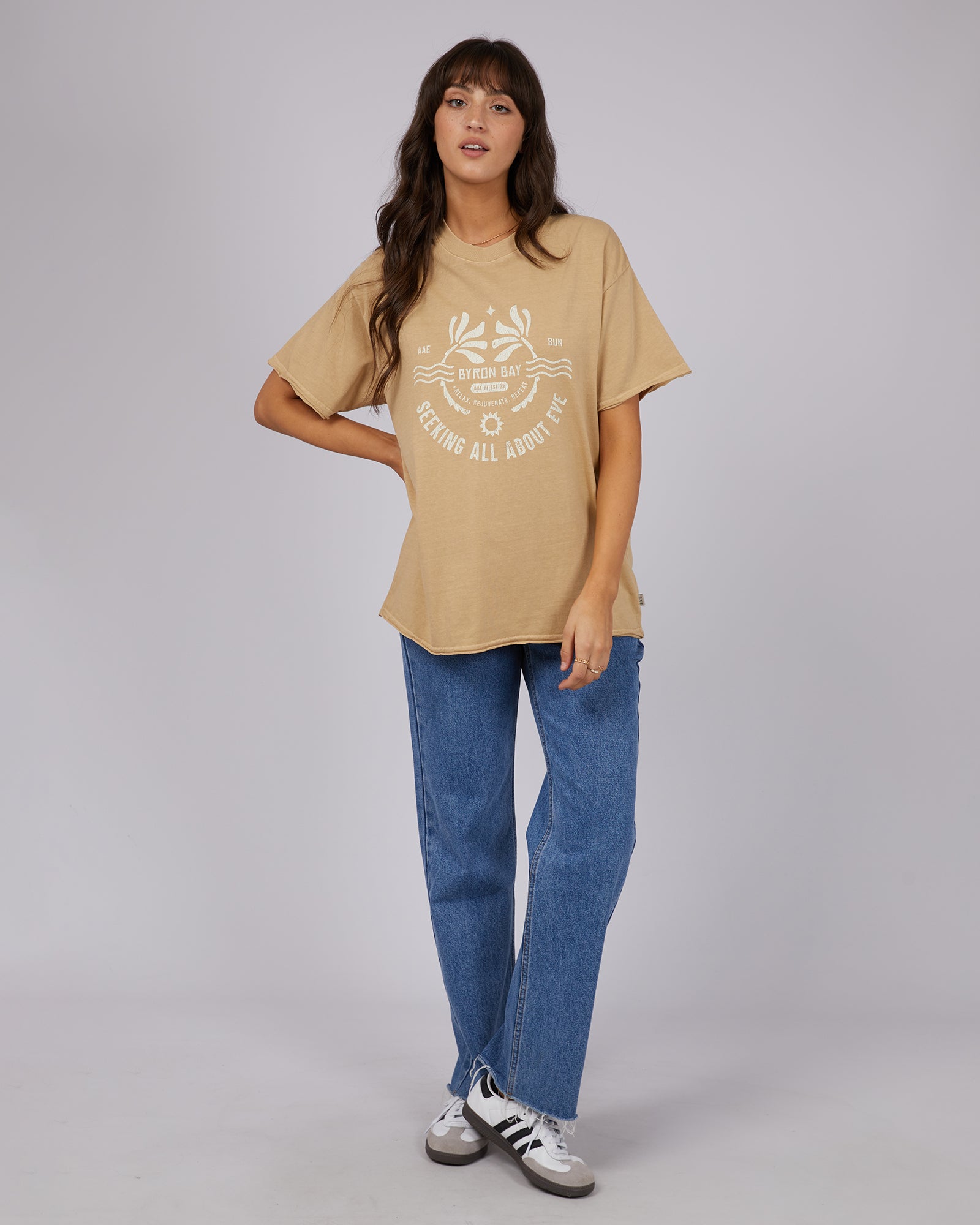 Seeking Oversized Tee - Oat