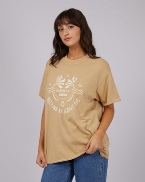 Seeking Oversized Tee - Oat