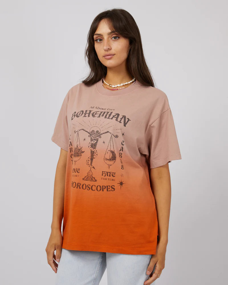 Tarot oversized tee - multicoloured