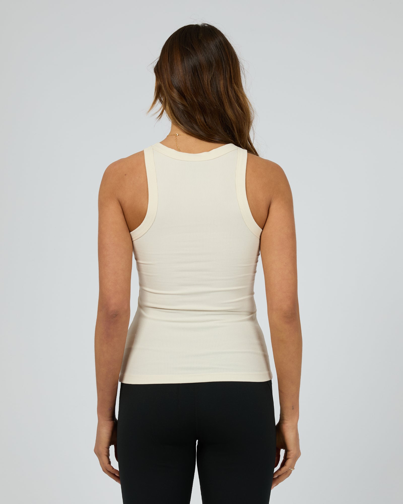 Luxe Active Tank Vintage White