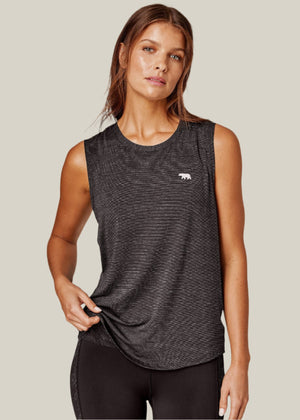 Dial it up workout tank Black