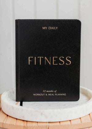 My Daily Fitness planner -  Workout and Meal Planner (Black)