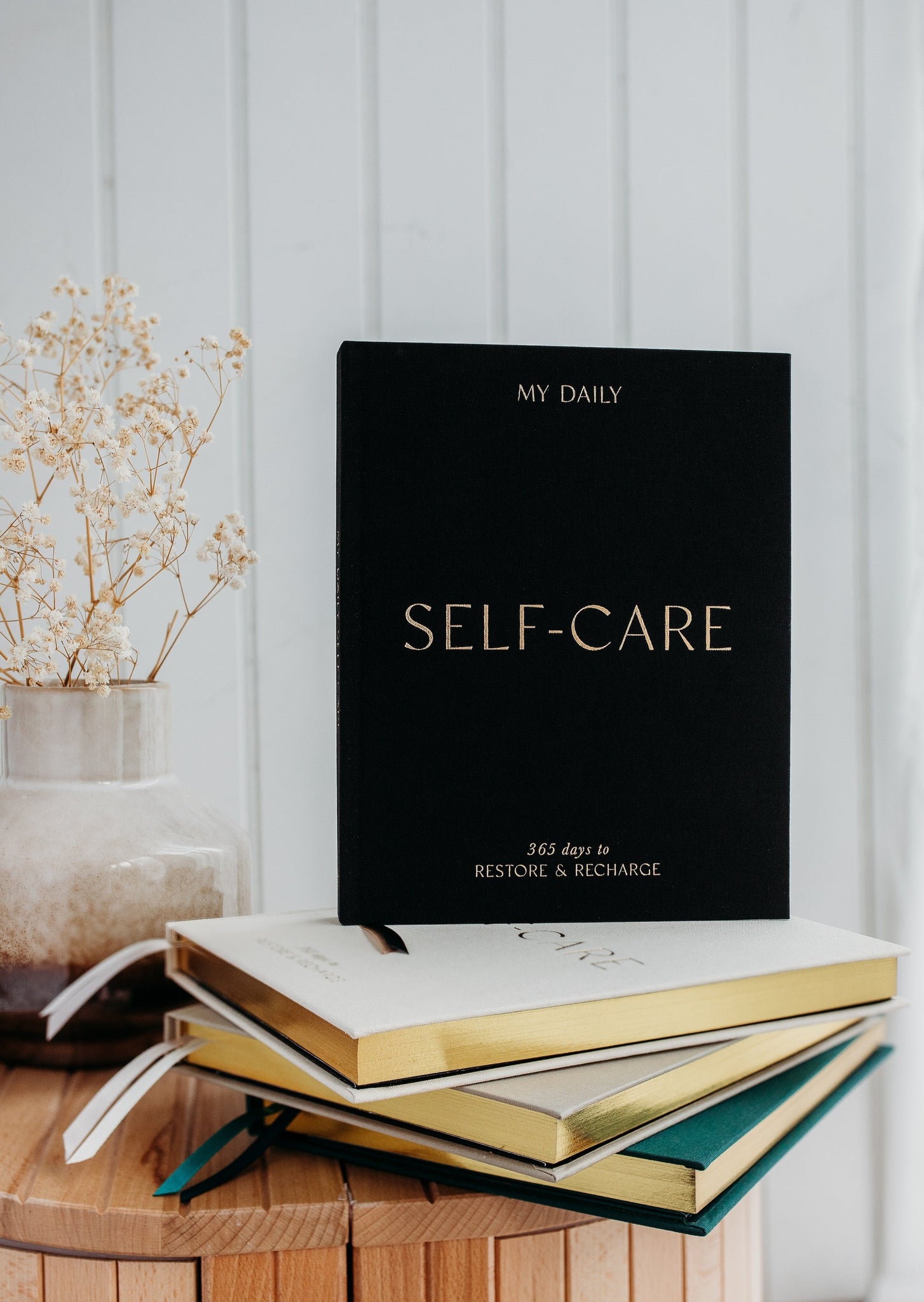 My Daily Self-Care (Black) gratitude and reflection journal