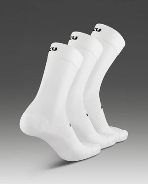 Crew Socks 3 pack - white