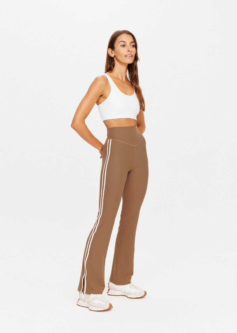 Peached Florence Flare Pant - Mocha