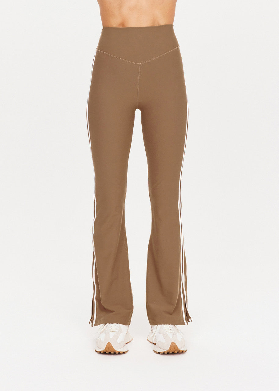 Peached Florence Flare Pant - Mocha