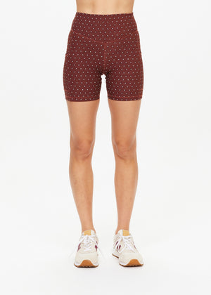 Maho 5In Pocket Spin Short Polka Dots