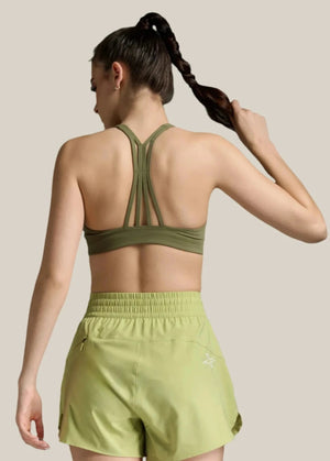 Form Strappy Low Impact Bra Hunter Green