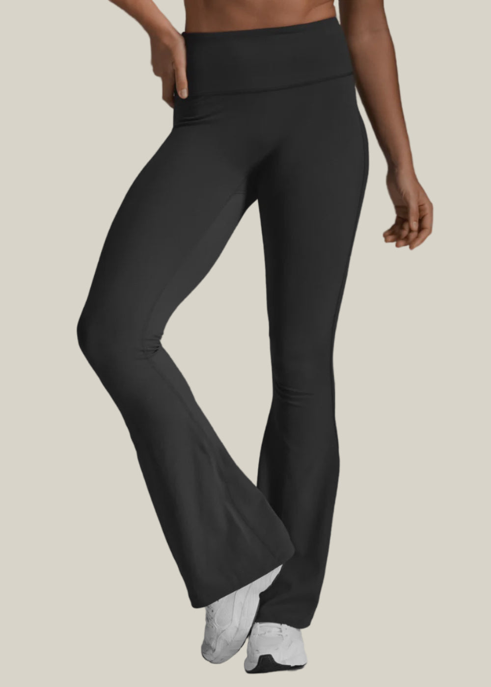 2XU Fluid Hi Rise Black Flare Pant