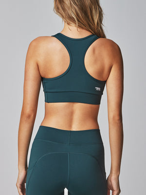 No Bounce Thermal Sports Bra - Deep teal - Sports Bras