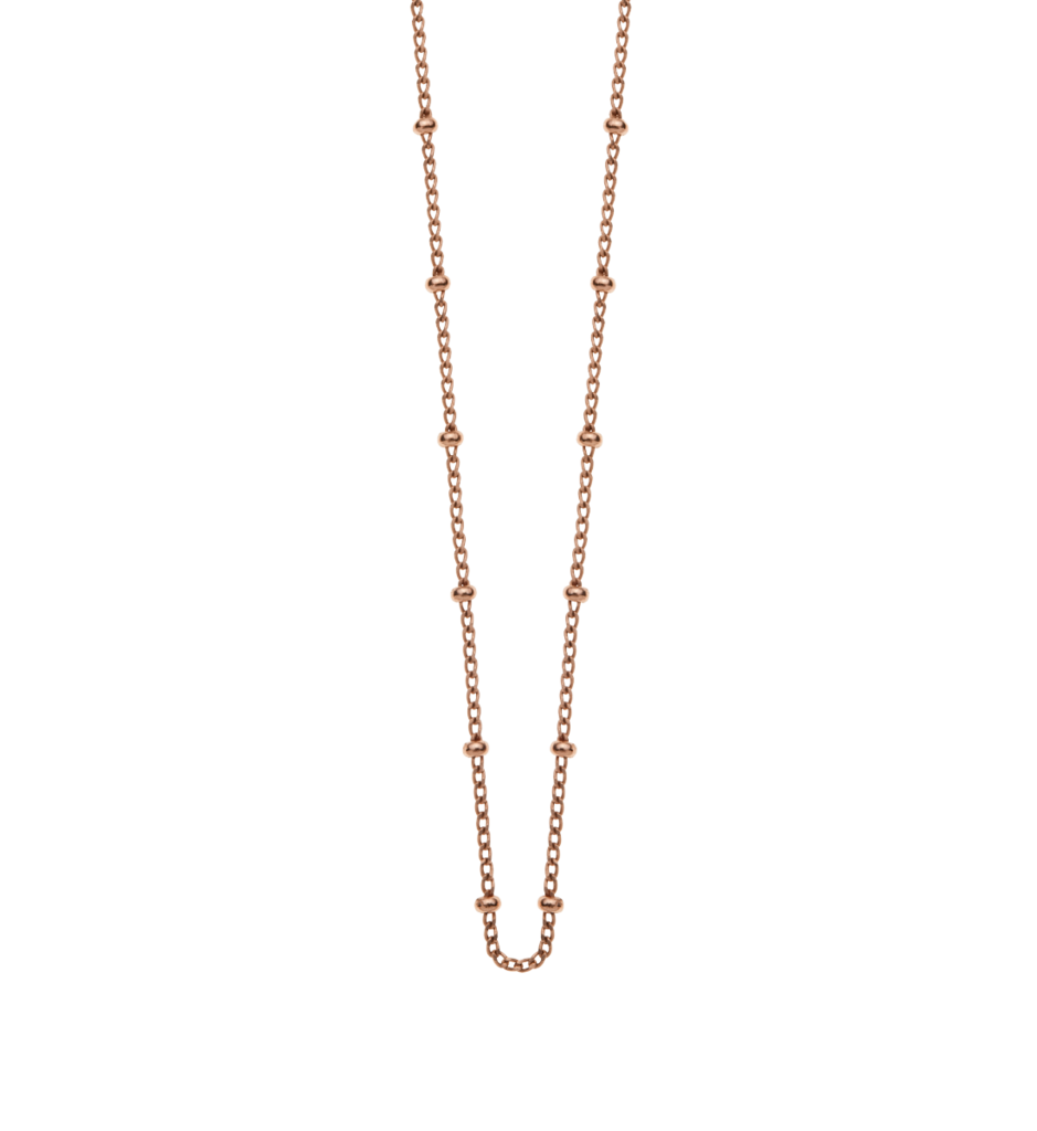 Bespoke Ball Chain 16” to 18” Rose Gold - ACCESSORIES