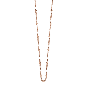 Bespoke Ball Chain 16” to 18” Rose Gold - ACCESSORIES