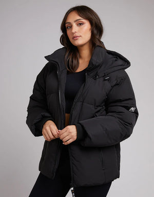 Remi Luxe Puffer Black - Tops