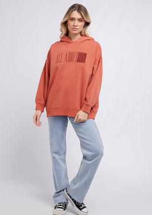 old favourite hoody - rust - Tops