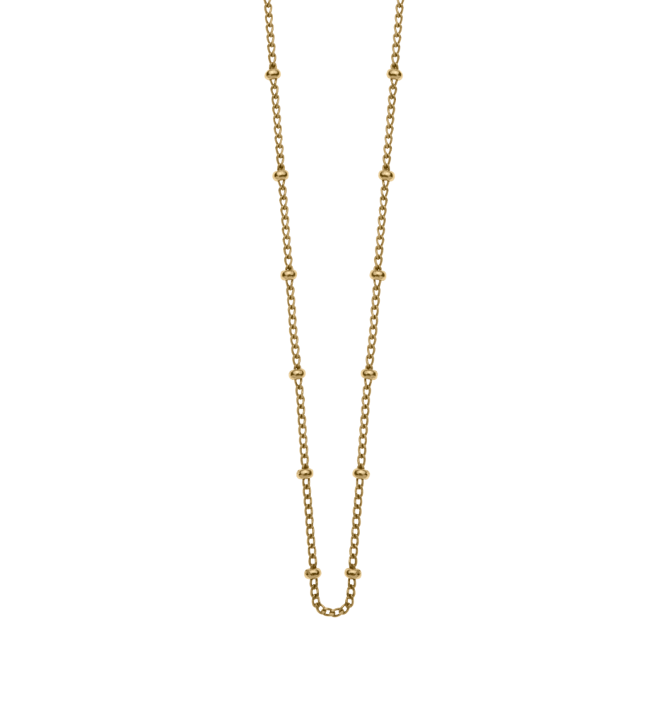 Bespoke Ball Chain 16” to 18” Gold - ACCESSORIES