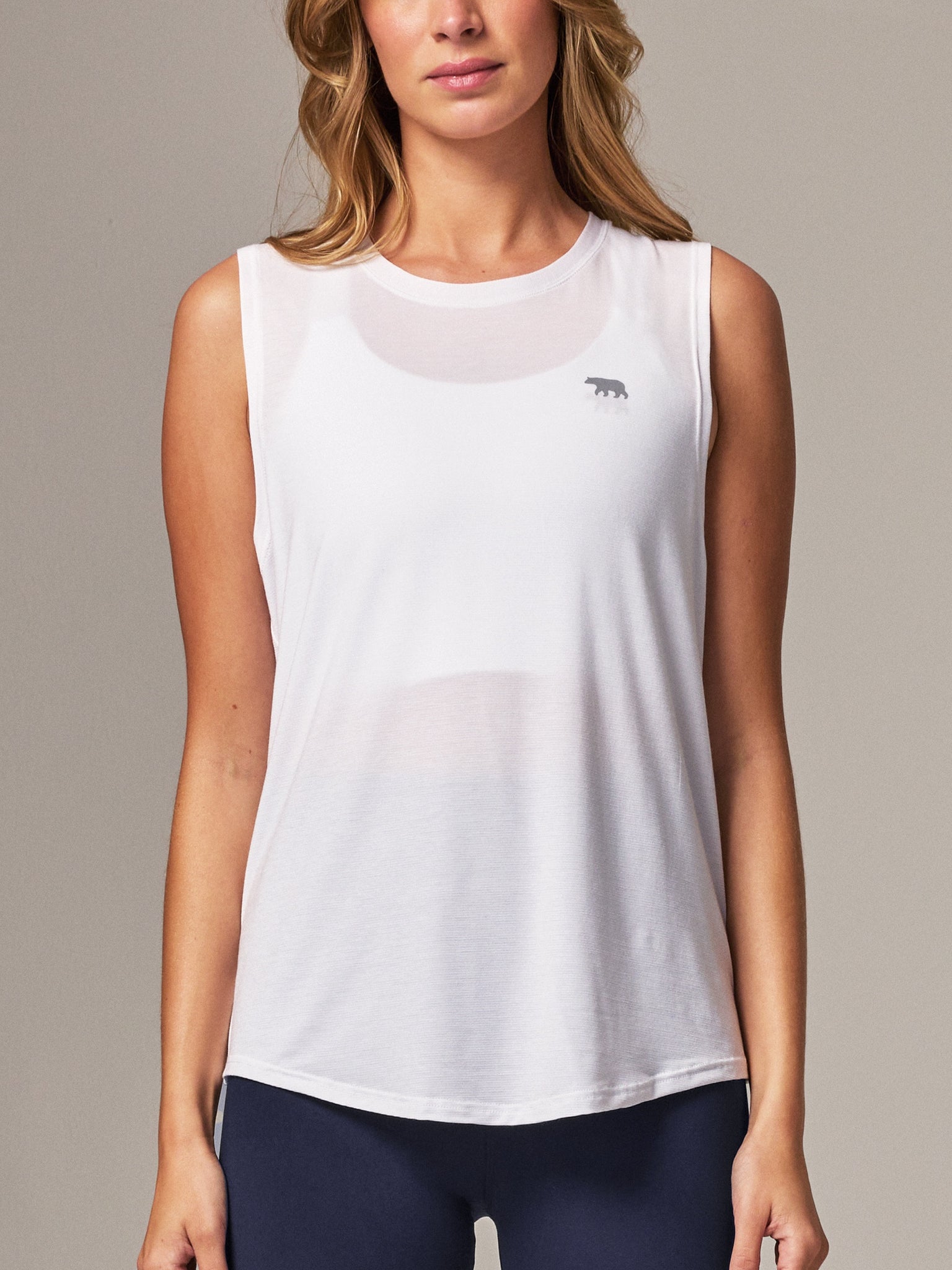 Dial Up Workout Tank - White - Tops