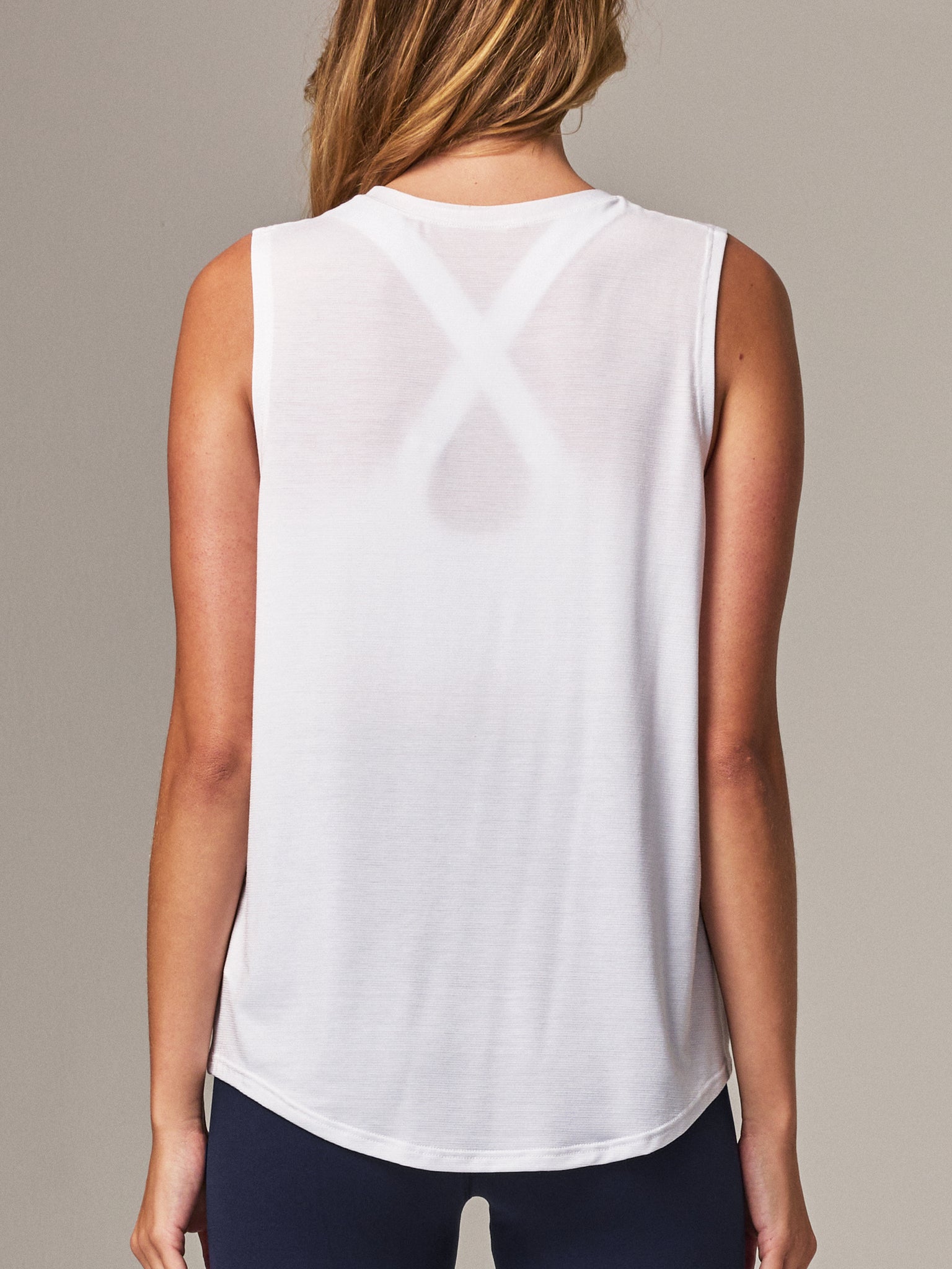 Dial Up Workout Tank - White - Tops