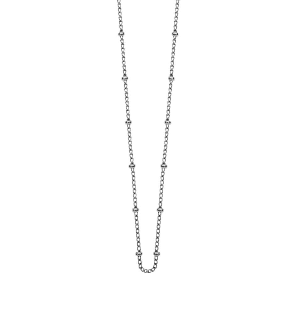 Bead Chain Necklace | Beaded Chain | Boma Jewelry Sterling Silver / 16