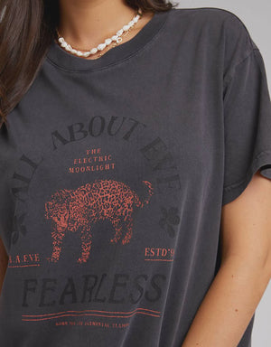 Fearless Tee Washed Black