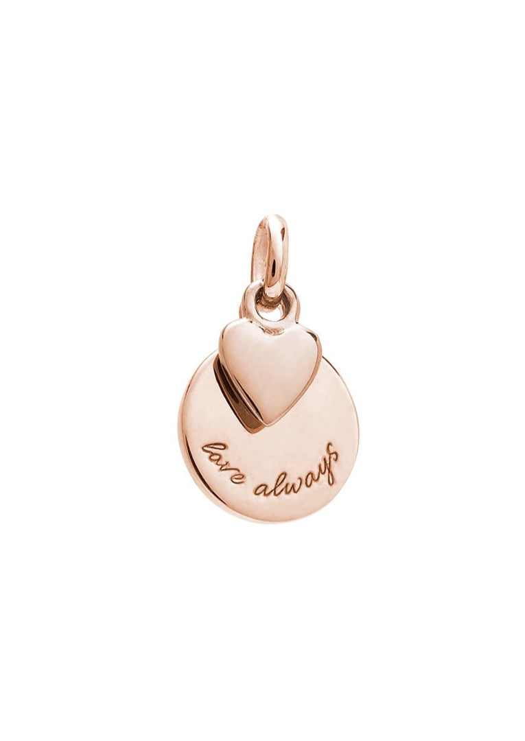 Love Always Double Charm - Rose Gold - ACCESSORIES