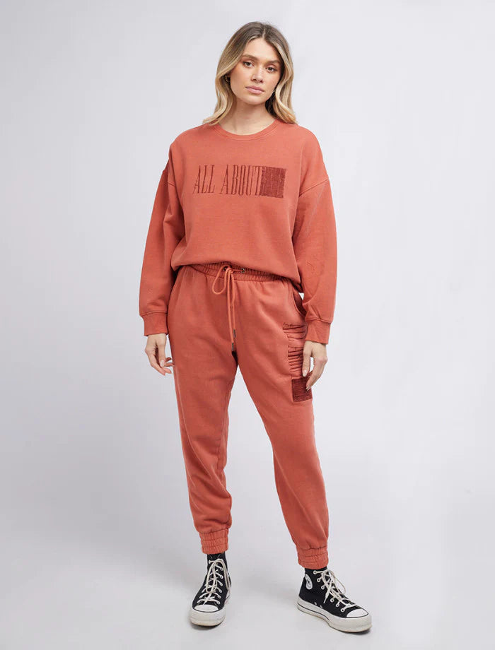 old favourite track pant - rust - Bottoms