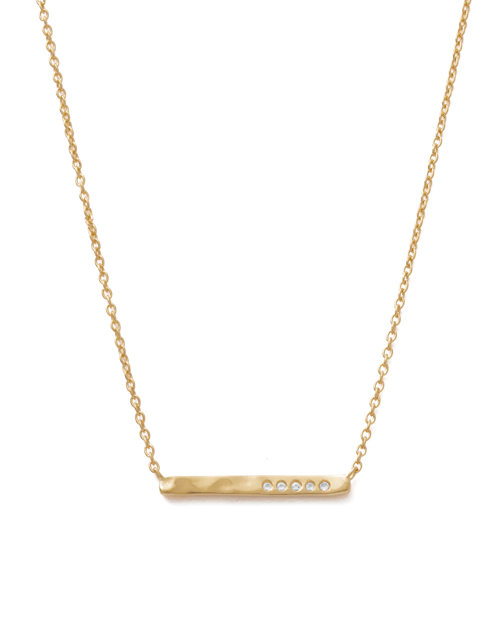 Sun Lines Bar Necklace 18k Gold vermeil - ACCESSORIES